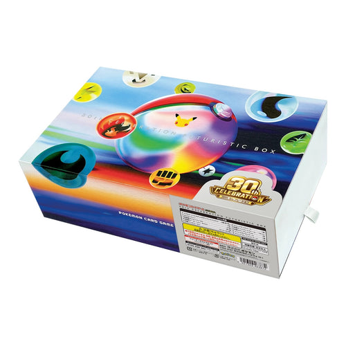 30th Celebration FUTURISTIC BOX Japanese Pokémon Card Game set - box