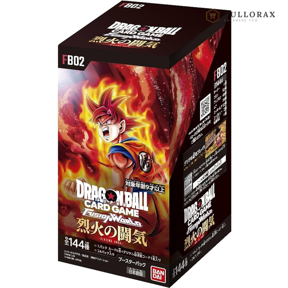 Blazing Aura FB-02 Japanese Dragon Ball — sealed booster box