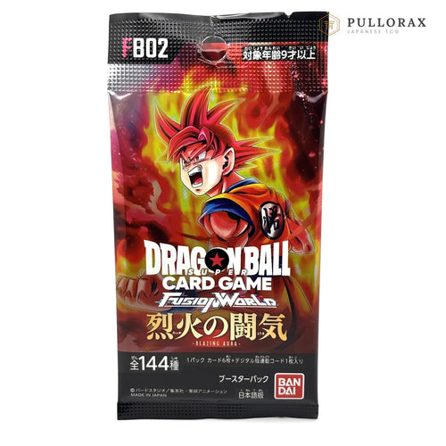 Blazing Aura FB-02 Japanese Dragon Ball — single booster pack