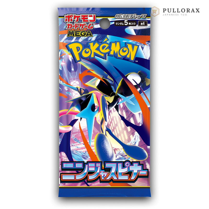 Ninja Spinner M4 Japanese Pokémon Booster Pack — single pack