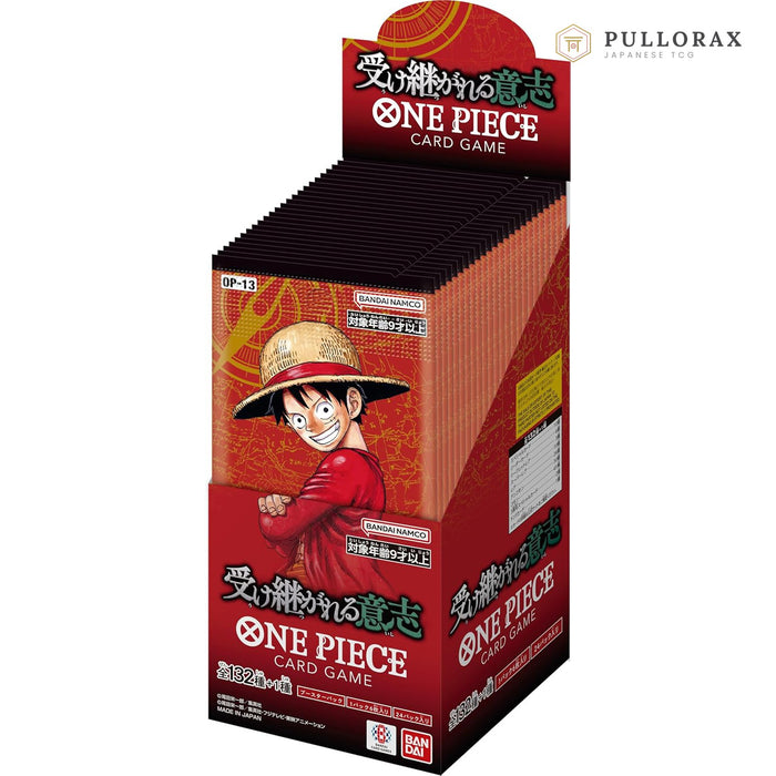 OP-13 Carrying on His Will Japanese One Piece — sealed booster box