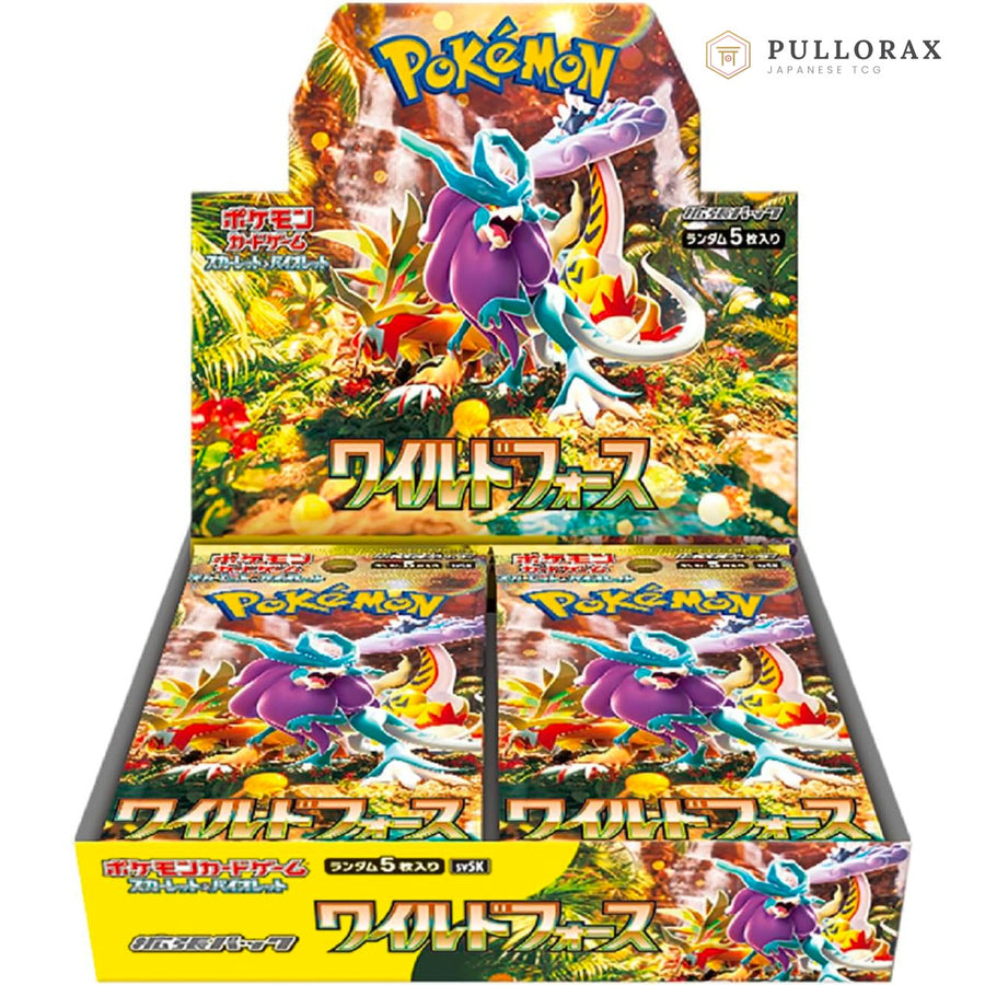 Wild Force SV5k Japanese Pokémon — sealed booster box